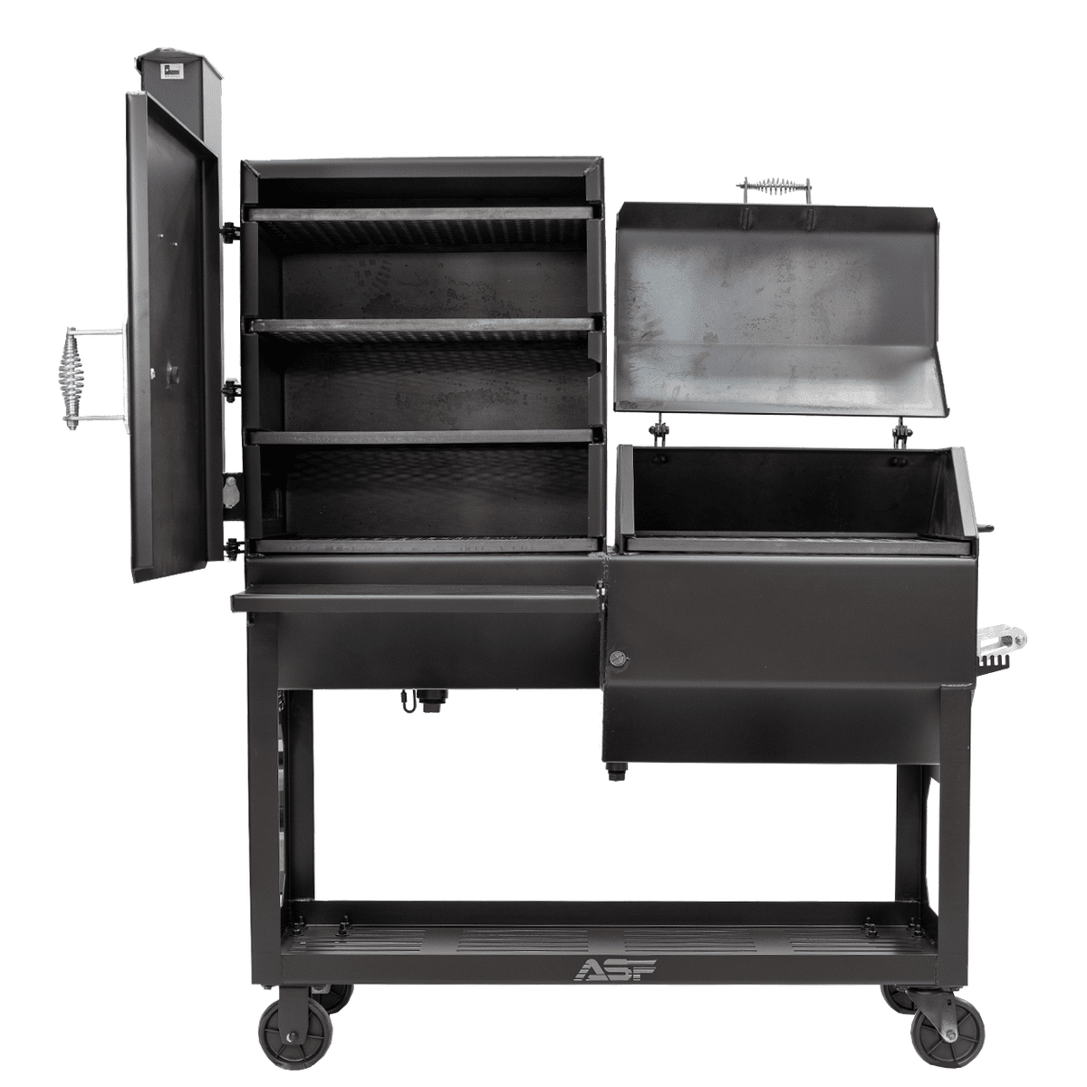 All season shop feeders bbq pit