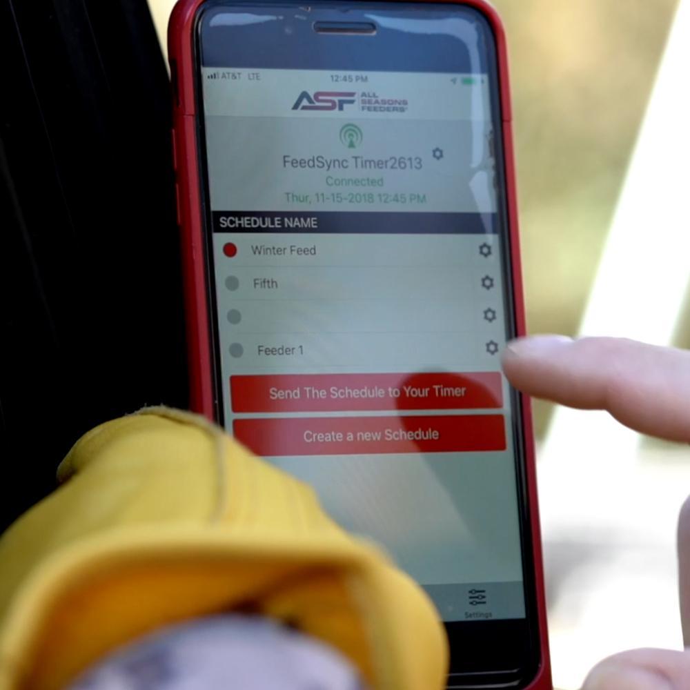 FeedSync Timer Feeder App for Times, Duration, & Speed All Seasons Feeders