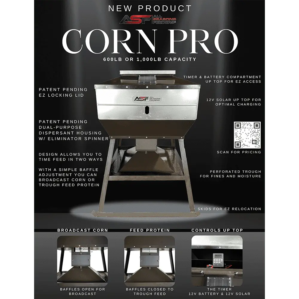 Corn Pro Automatic Corn Feeder All Seasons Feeders Corn pro automatic corn feeder all seasons feeders