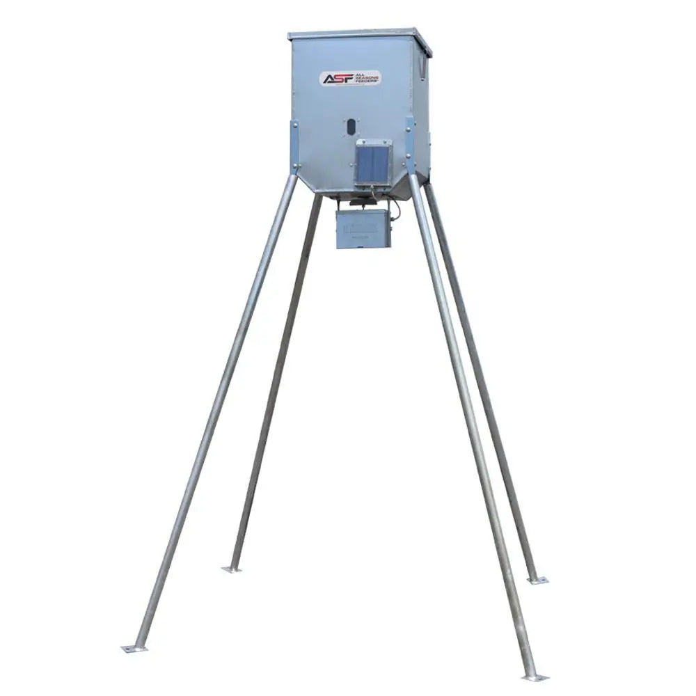 300lb Broadcast w/solar All Seasons Feeders Broadcast Feeder
