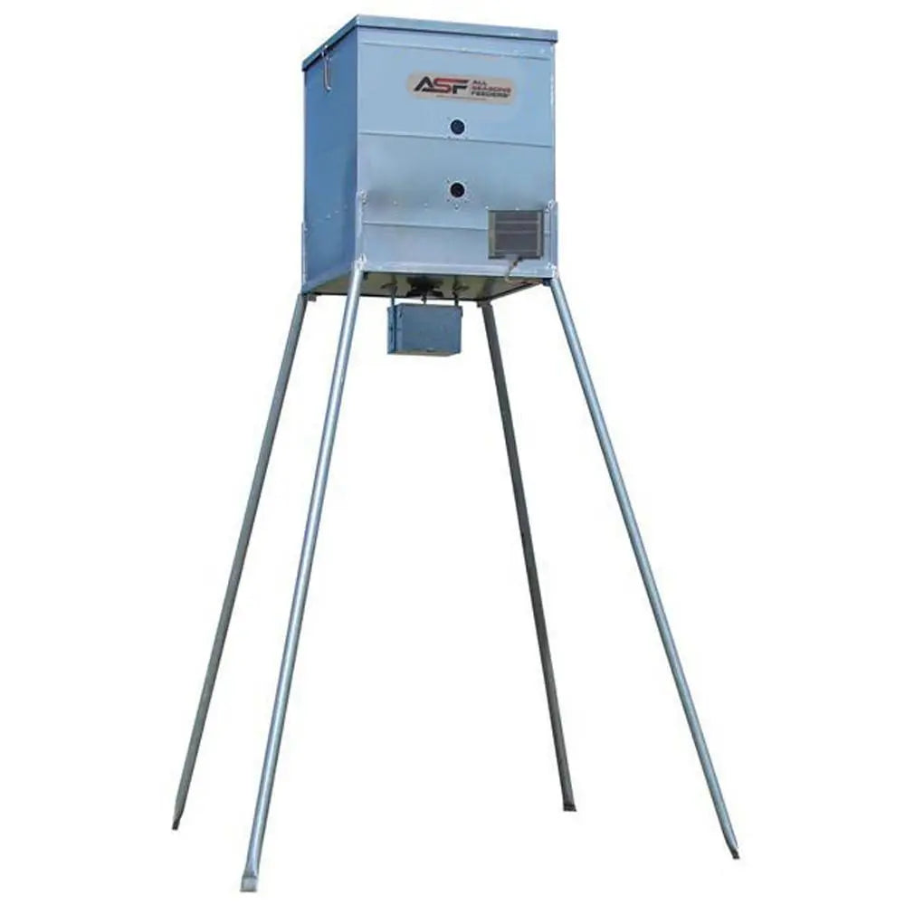 600-lb. Broadcast Feeder with Solar All Seasons Feeders Broadcast Feeder