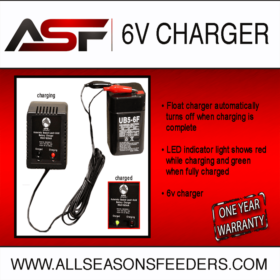 Deer Feeder Batteries, Chargers, & More All Seasons Feeders