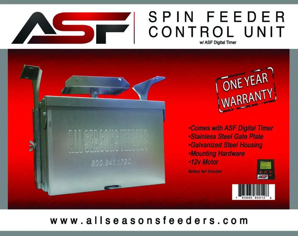 12 volt Spin Feeder Control Unit All Seasons Feeders Control Unit