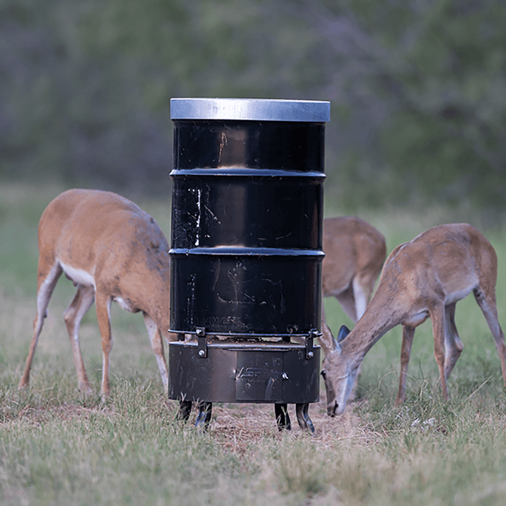 ASF Barrel Buddy Deer Feeder 55Gallon Drum Deer Feeder All Seasons