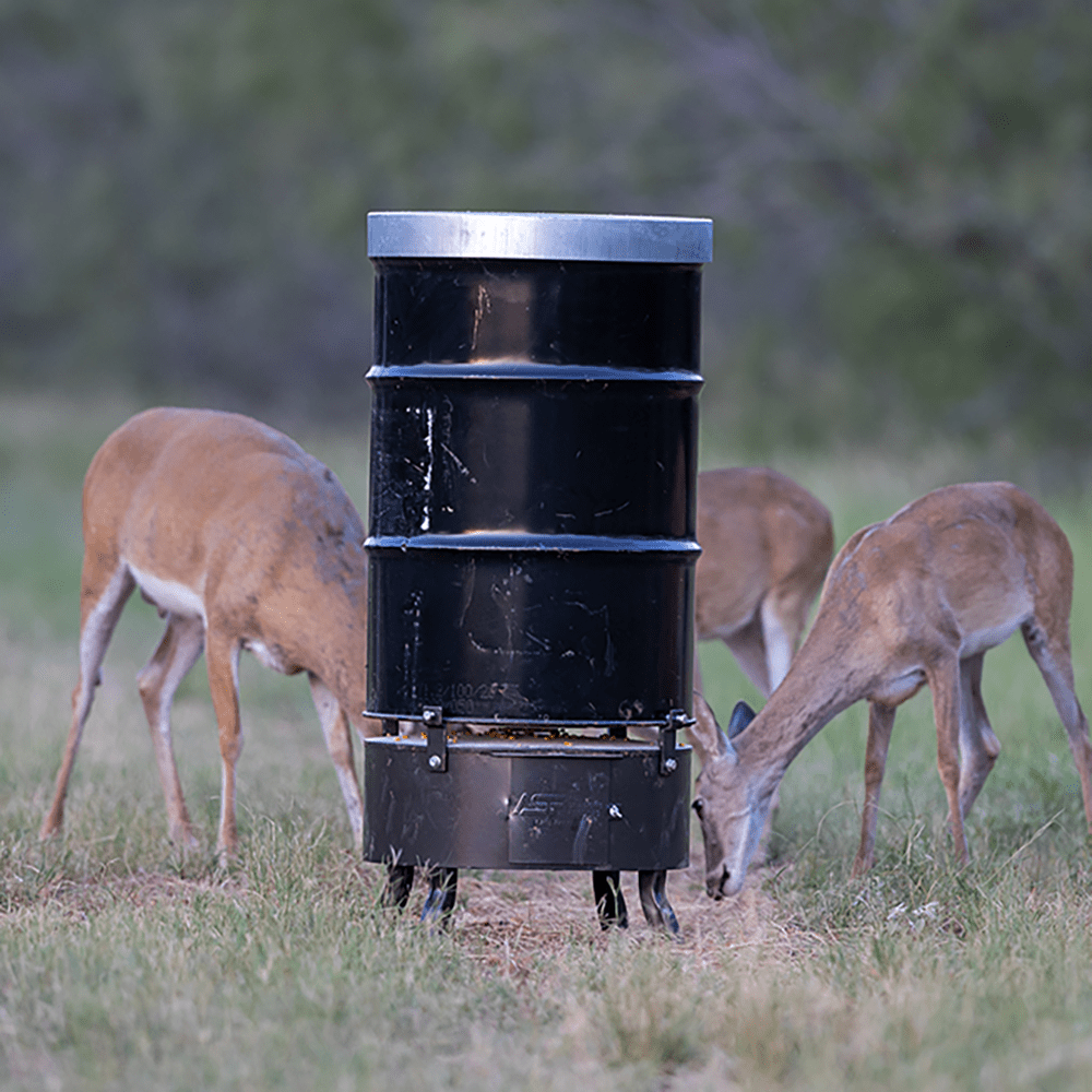 ASF Barrel Buddy Deer Feeder 55Gallon Drum Deer Feeder All Seasons