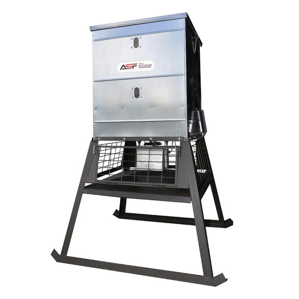 600-lb. Stand & Fill® Broadcast Feeder All Seasons Feeders Broadcast Feeder